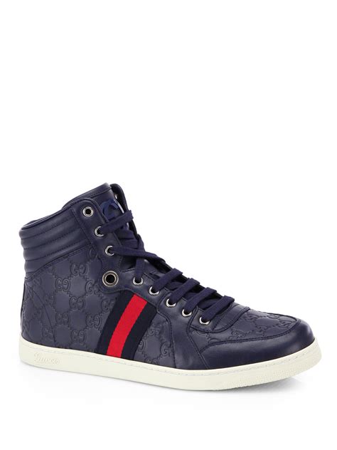 gucci blue shoe|Gucci guccissima men's shoes.